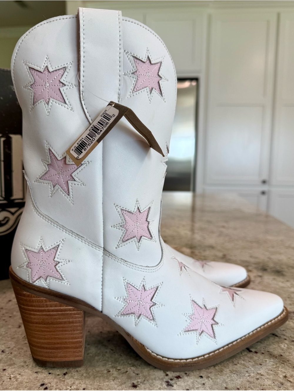 Dingo Stunning Starburst Western Women's Cowboy Boots "NWT"